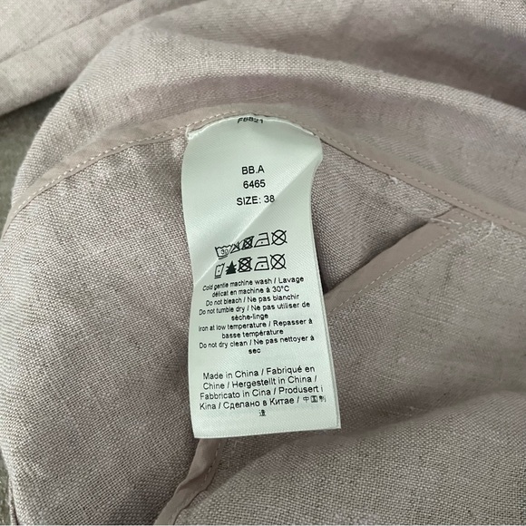 Ganni Lilac Hemp Dress Size 38 - Picture 5 of 7